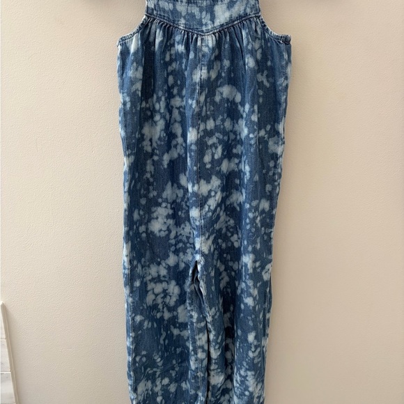 GAP Other - GAP girls 5 Kids One Piece blue splotched soft romper